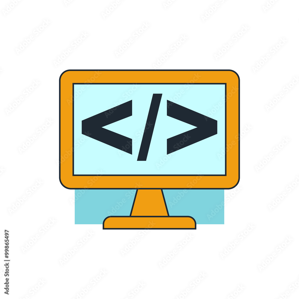 Wall mural icon coding