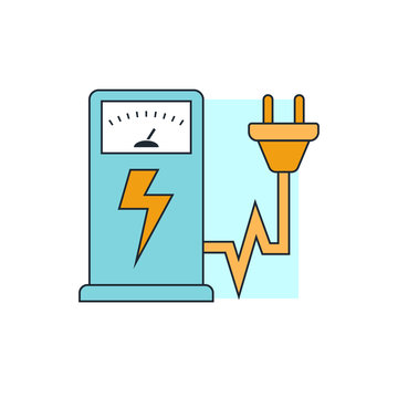 icon electrogas station