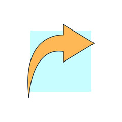 modern arrow icon