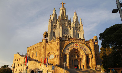 Fototapeta na wymiar Barcelona, Temple on Tibidabo