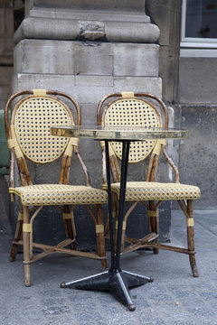 Cafe Chairs in Paris, France