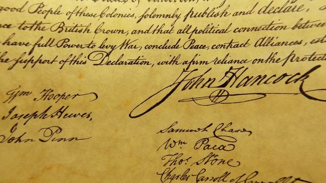 Constitution of United States Historical Document - We The People Bill of Rights