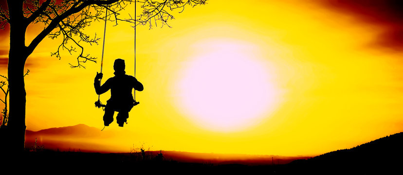 g&uuml;ndoğumunda salıncak keyfi