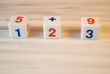 numbers on a white background