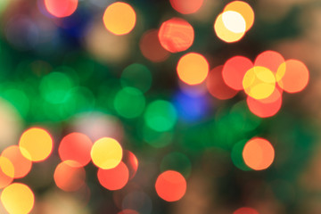 Obraz premium Blurred colored lights background