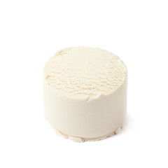 Piece of a modelling clay isolated