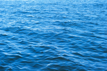 Blue sea water texture background 