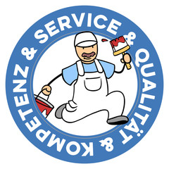 Maler bietet Service Qualität und Kompetenz