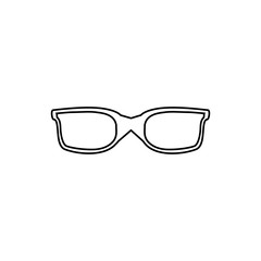 Glasses icon. Vector illustration.