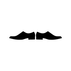 Mens dress shoes icon. Vector illustration.