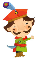 Cartoon character - nobleman - illustration for the children
