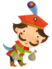 Cartoon character - nobleman - illustration for the children