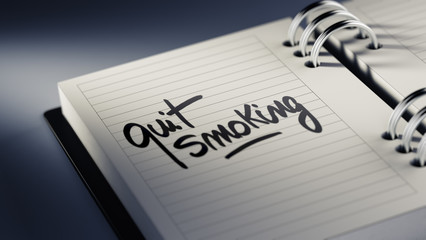 Closeup of a personal agenda setting an important date represent