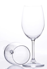 two wine glass