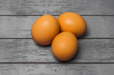 Three perfect eggs