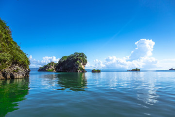 Small Stone Islands in Samana Peninsula, Dominican Republic