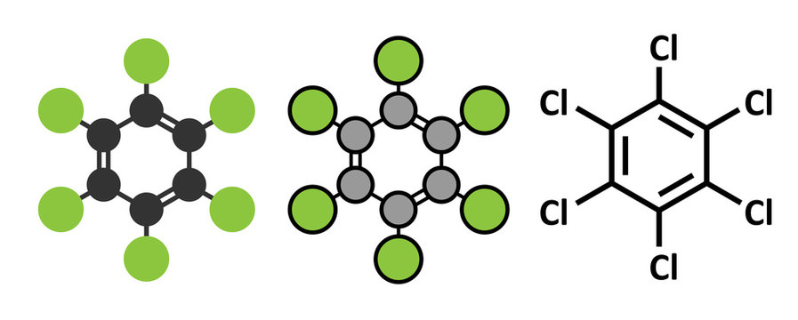 Hexachlorobenzene (perchlorobenzene, HCB) banned fungicide