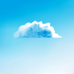Cloud creative illustration