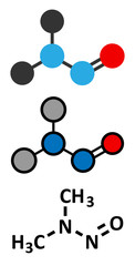 N-Nitrosodimethylamine (dimethylnitrosamine, NDMA) pollutant