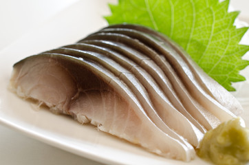 しめさば刺身