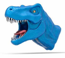 3D Isolated T-Rex Head © Ivanc7