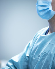 Surgeon in hospital surgery operating room
