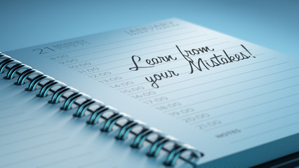 Obraz premium Closeup of a personal calendar setting an important date represe