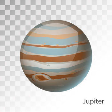 Jupiter Planet 3d Vector Illustration