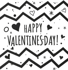 Happy valentines day and weeding cards design