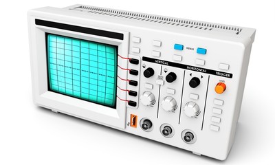 3d modern device oscilloscope