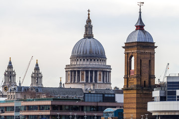 Fototapeta premium Winter in London's City