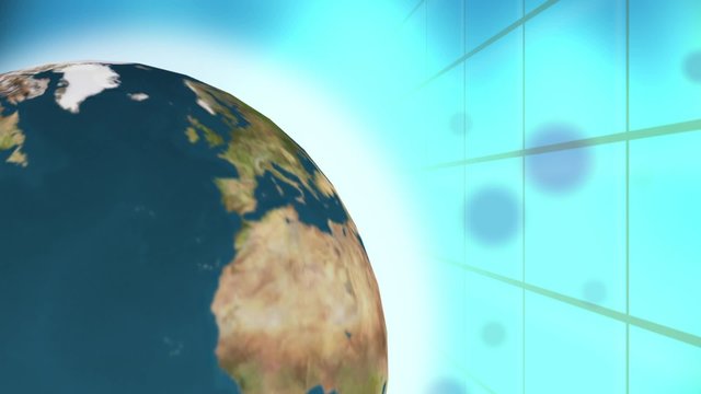 ニュース画面な地球回転・大・フルカラー