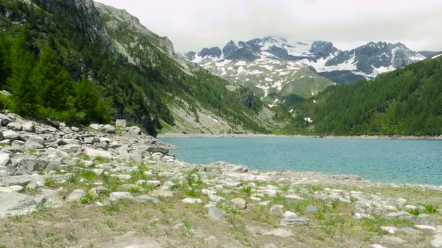 Mountain landscape at Alpe Devero in Devero Valley, Piemonte, Italy