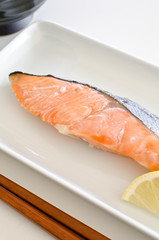 鮭の塩焼き
