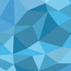 Blue poly abstract background.