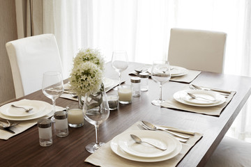 Elegant house interiors, Dining Room