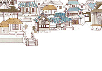 Korean traditional houses