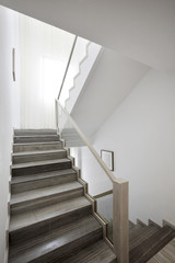  Elegant house interiors,handrail stair 