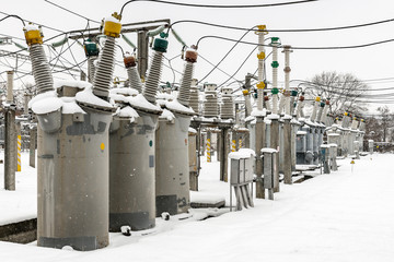 High voltage electrical equipment substation