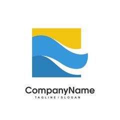 Square vector logo icon