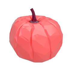 Obraz premium pink pumpkin isolated