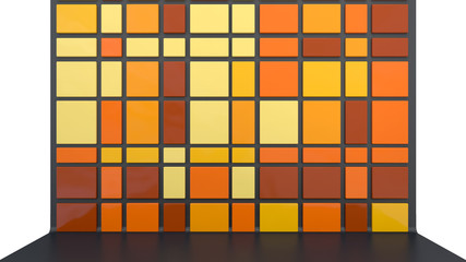 color swatches abstract 3d background 