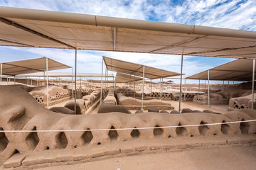 Chan Chan ruins in modern day Peru is the oldest known Pre-Colombian city in all of South America