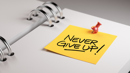 Closeup Yellow Sticky Note paste it in a notebook setting an app