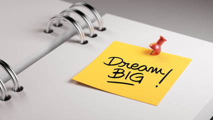 Closeup Yellow Sticky Note paste it in a notebook setting an app