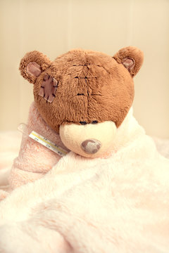 Sick teddy bear