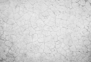 Obraz premium black and white cracked cement background