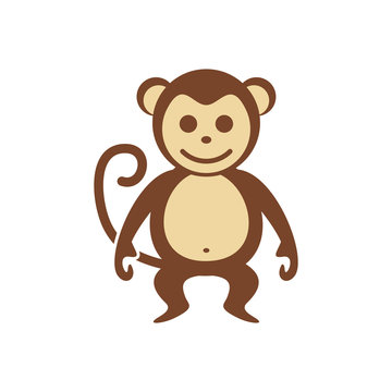 Monkey Simple Illustration