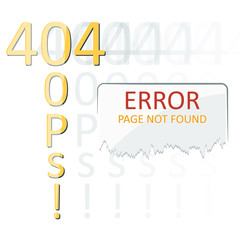 Vectors  Abstract background 404 connection error