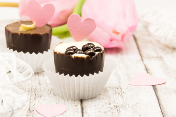 Luxury chocolate candies